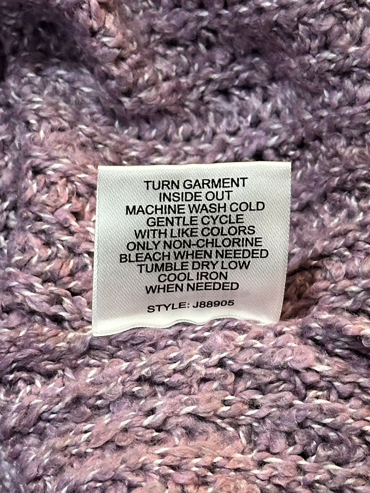 Other Hooked Up Womens Knit Crop Sweater Size L / US 10 / IT 46 - 6 Thumbnail