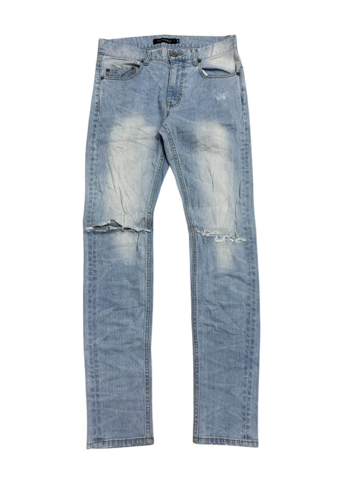 JACKROSE JACKROSE DISTRESSED JEANS Size US 29 - 1 Thumbnail