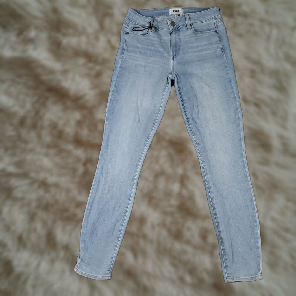 Paige Paige Jeans Womens 27x28 Blue Verdugo Ankle Skinny Leg Stretch Pants Size 27" / US 4 / IT 40 - 1 Thumbnail