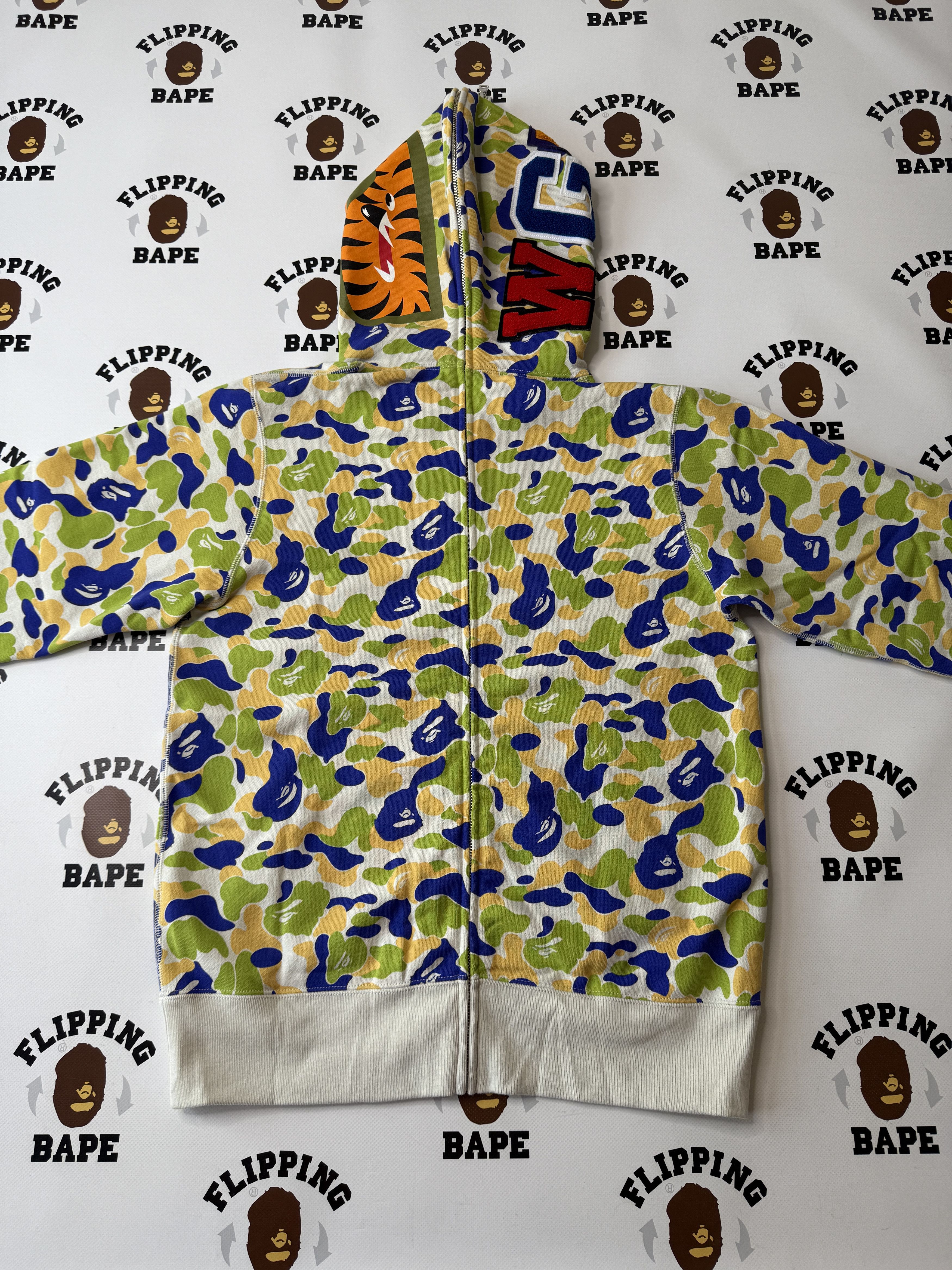 Bape BAPE NEW JERSEY SHARK FULL ZIP HOODIE Size US S / EU 44-46 / 1 - 8 Thumbnail