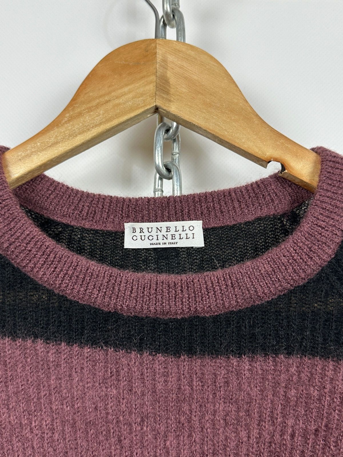 Brunello Cucinelli Brunello Cucinelli Mohair / Wool Sweater Size S / US 4 / IT 40 - 8 Thumbnail