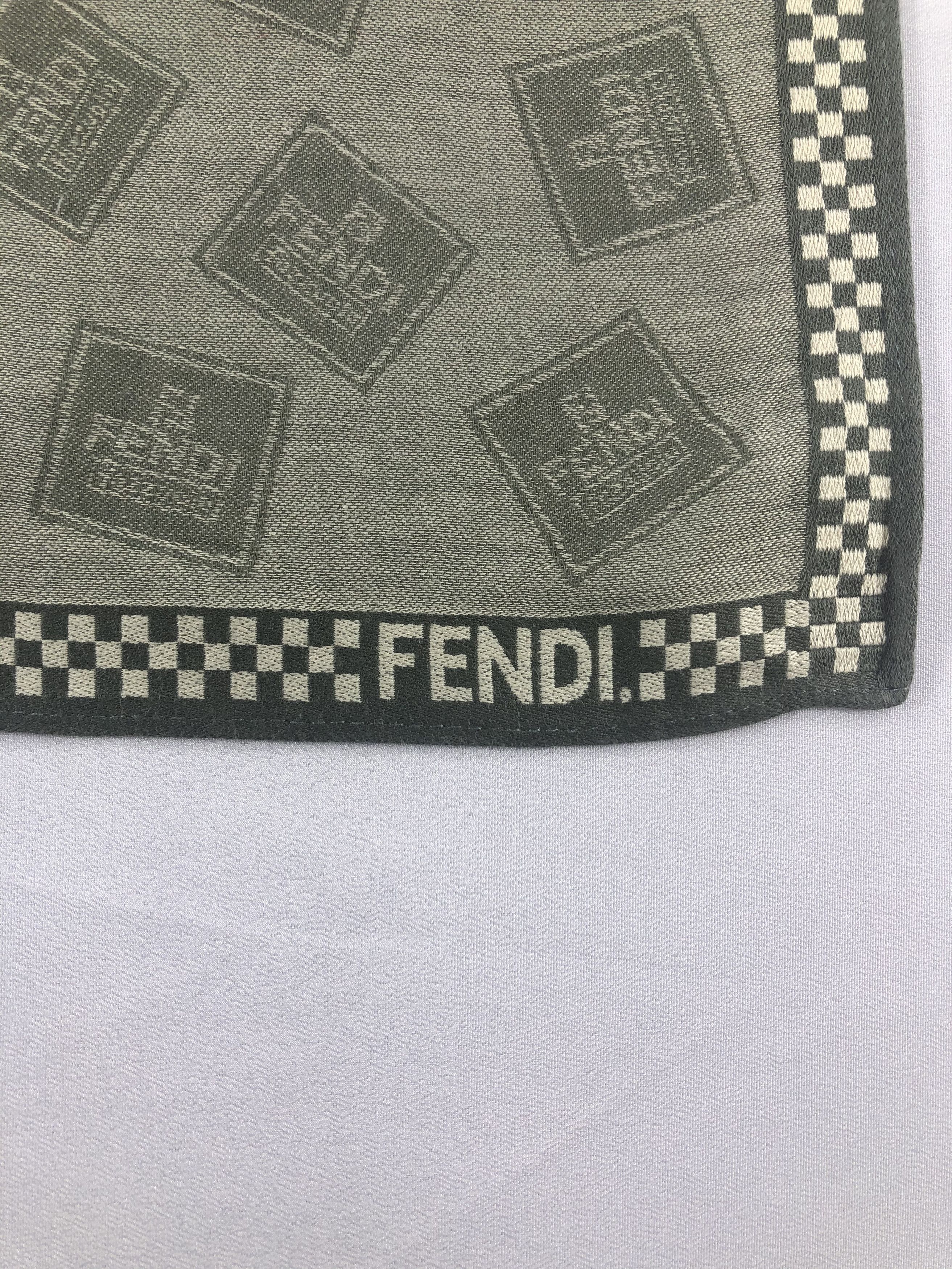 Vintage Fendi Handkerchief / Bandana / Neckerchief A644 Size ONE SIZE - 5 Thumbnail