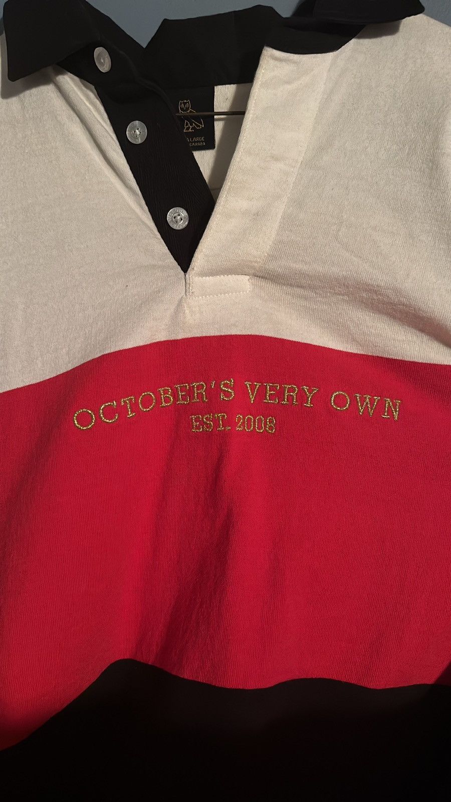 October's Very Own OVO POLO Size US XL / EU 56 / 4 - 2 Thumbnail
