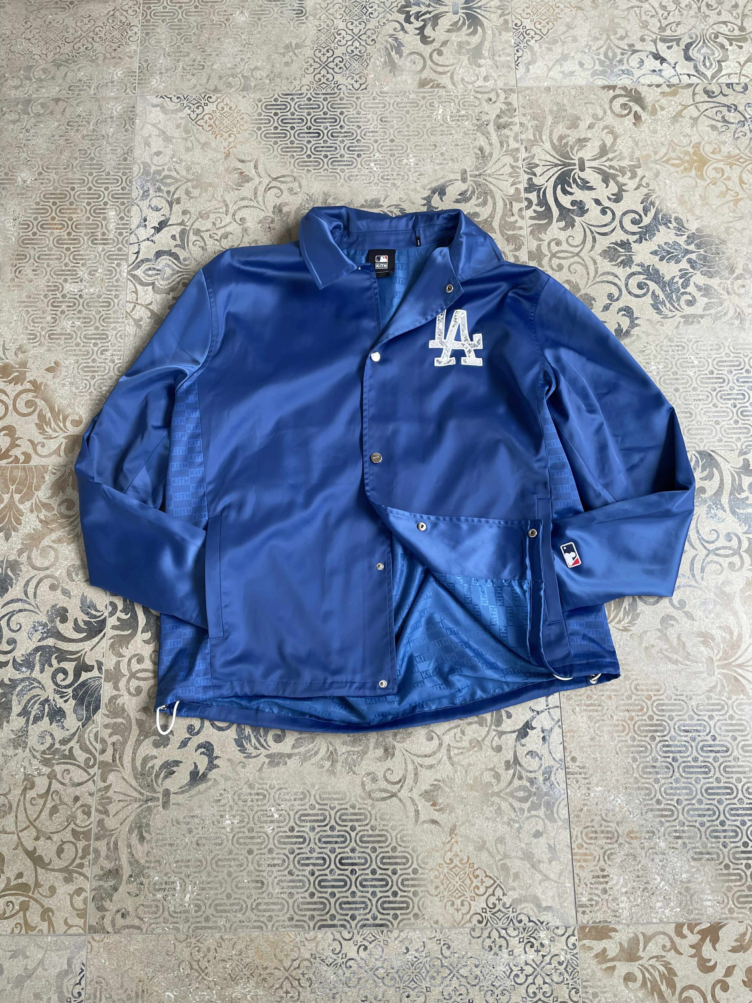 Kith Kith x Dodgers La MLB coaches Jacket Blue Size L Size US L / EU 52-54 / 3 - 1 Thumbnail