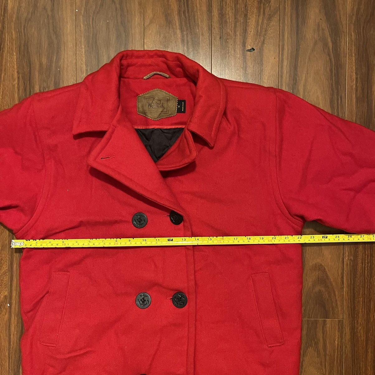 Vintage Vintage Woolrich Wool Double Breasted pea Coat Jacket small Size S / US 4 / IT 40 - 3 Thumbnail