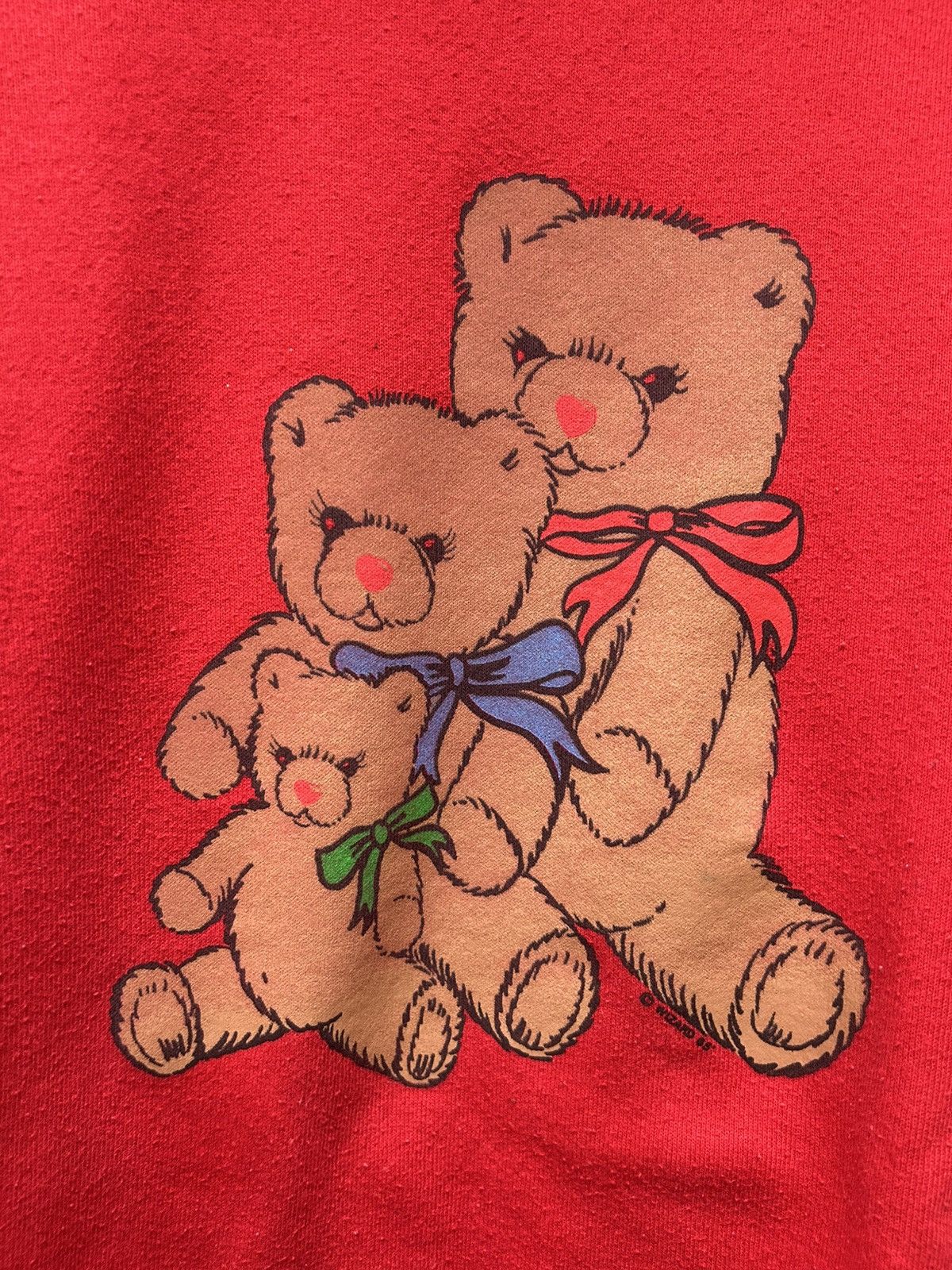 Vintage Vintage ‘85 Evil Bears Family Red Sweater Size US XXL / EU 58 / 5 - 2 Thumbnail