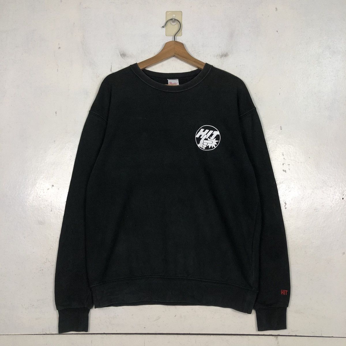 Japanese Brand 📌Vintage Sweatshirt Hit Logo Design Size US XL / EU 56 / 4 - 3 Thumbnail