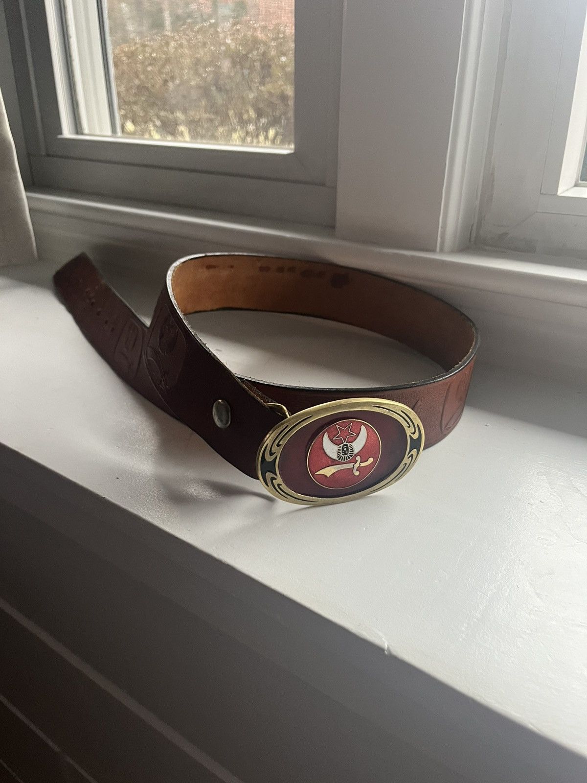 SHINE LUXURY × Vintage VINTAGE SHRINE BELT Size 36 - 1 Thumbnail