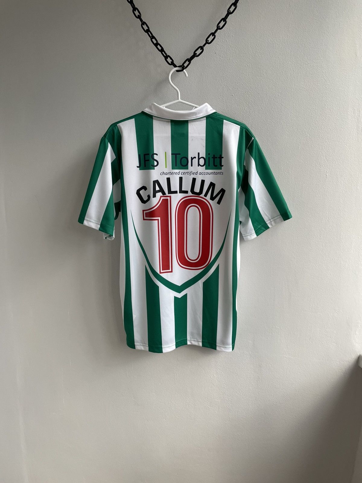 Blyth Spartans AFC Callum #10 Football Soccer Jersey Shirt