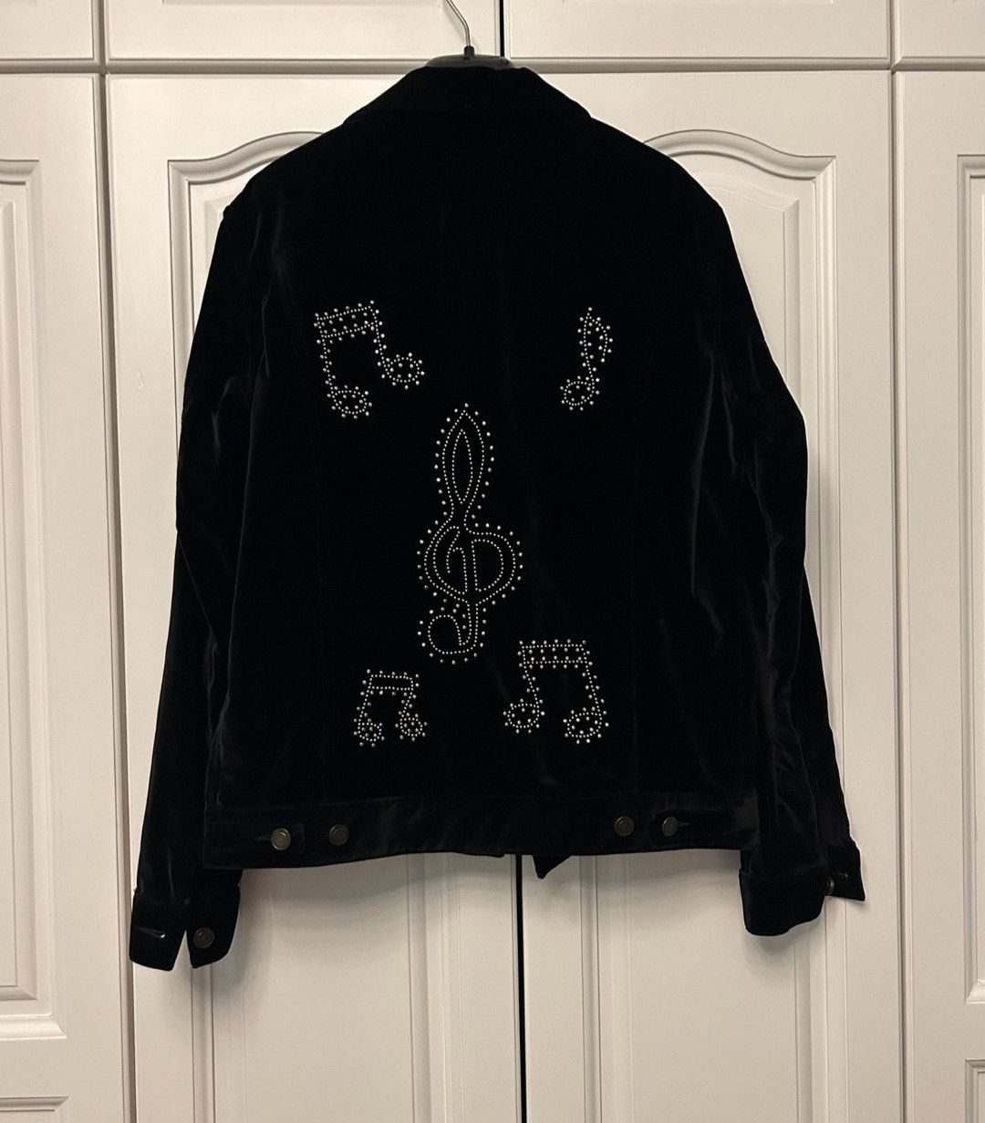 Saint Laurent Paris saint laurent Notes Studded Velvet Jacket Size US L / EU 52-54 / 3 - 1 Thumbnail