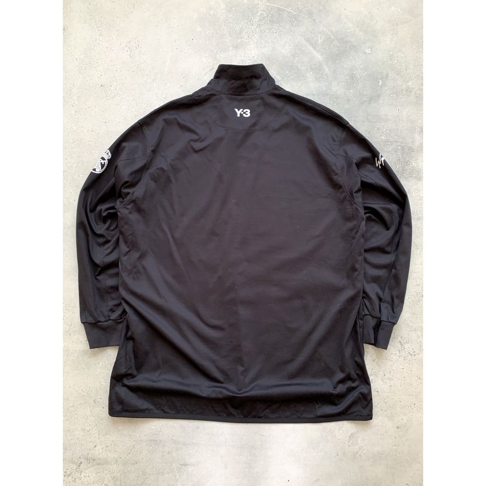 Yohji Yamamoto Yohji Yamamoto Y-3 Real Madrid Long Sleeve Polo T Shirt Black M Adult Mens Size US M / EU 48-50 / 2 - 4 Thumbnail