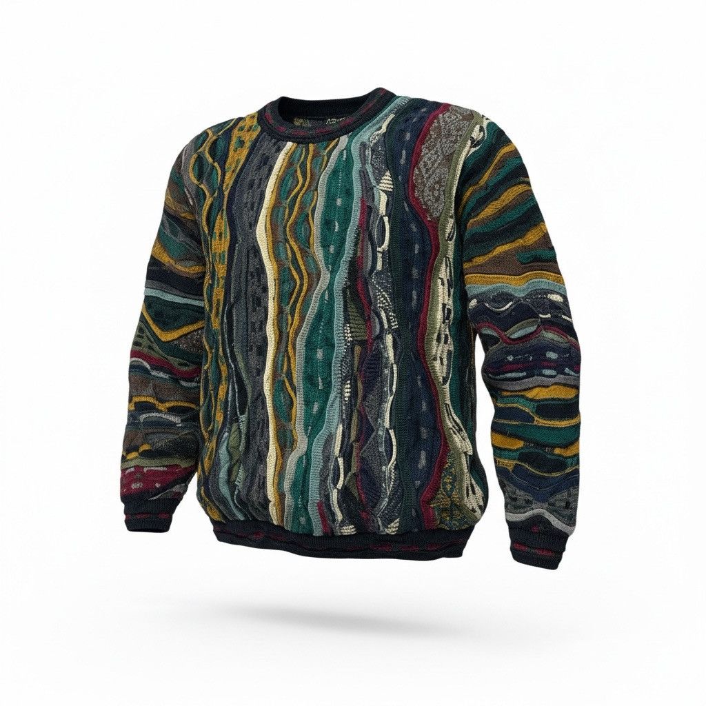 VINTAGE 90s COOGI 3D KNITWEAR SWEATER
