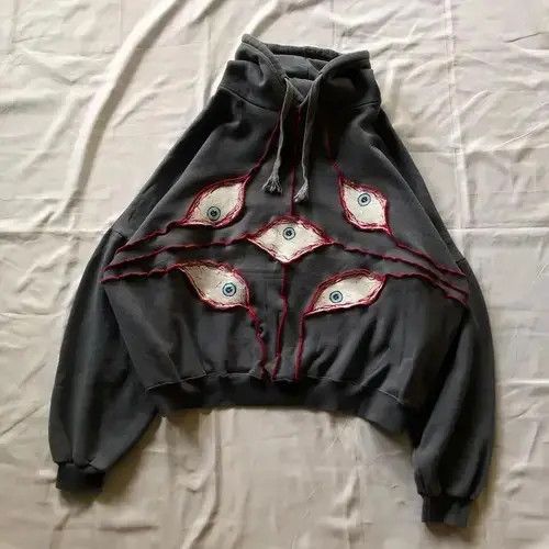 Japanese Brand × Vintage street comfortable loose hooded sweatshirt Size M / US 6-8 / IT 42-44 - 2 Thumbnail