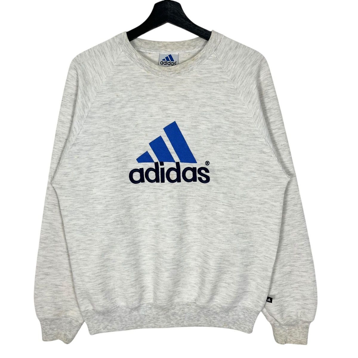Adidas × Vintage Vintage 90s Adidas Equipment Embroidery Logo Sweatshirt Size US M / EU 48-50 / 2 - 1 Thumbnail