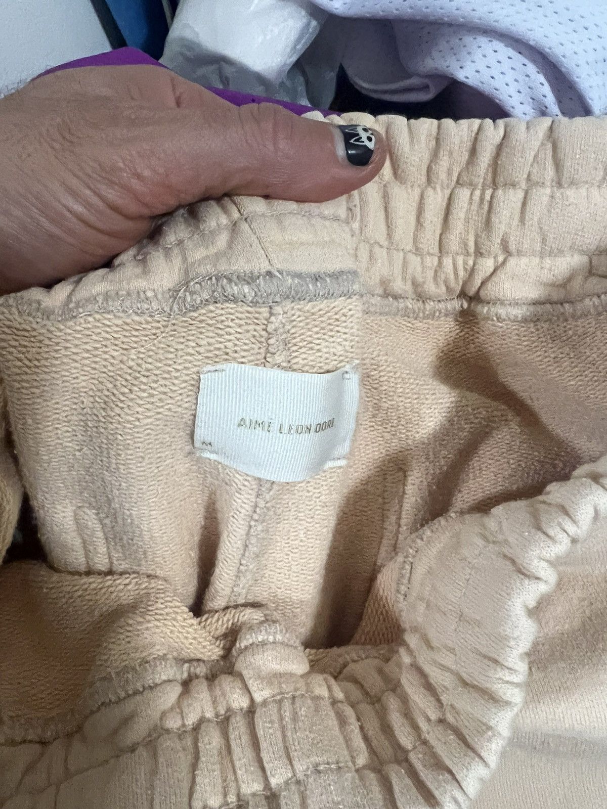 Aime Leon Dore Aime Leon Dore tan / cream sweatpants joggers medium Size US 30 / EU 46 - 4 Thumbnail