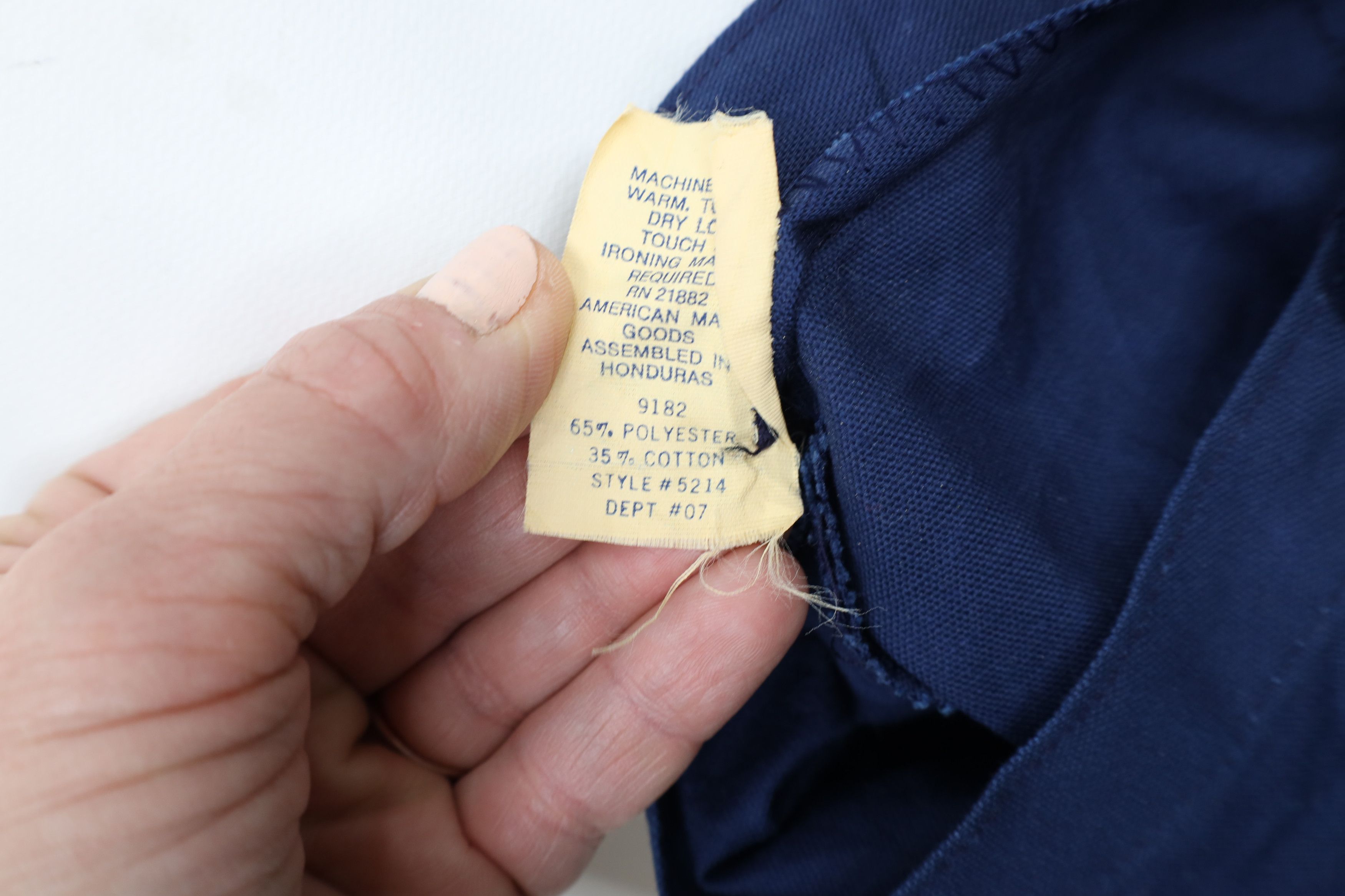 Vintage Vintage 70s Streetwear Above Knee Shorts Navy Blue USA Size 36" / US 14 / IT 50 - 9 Thumbnail