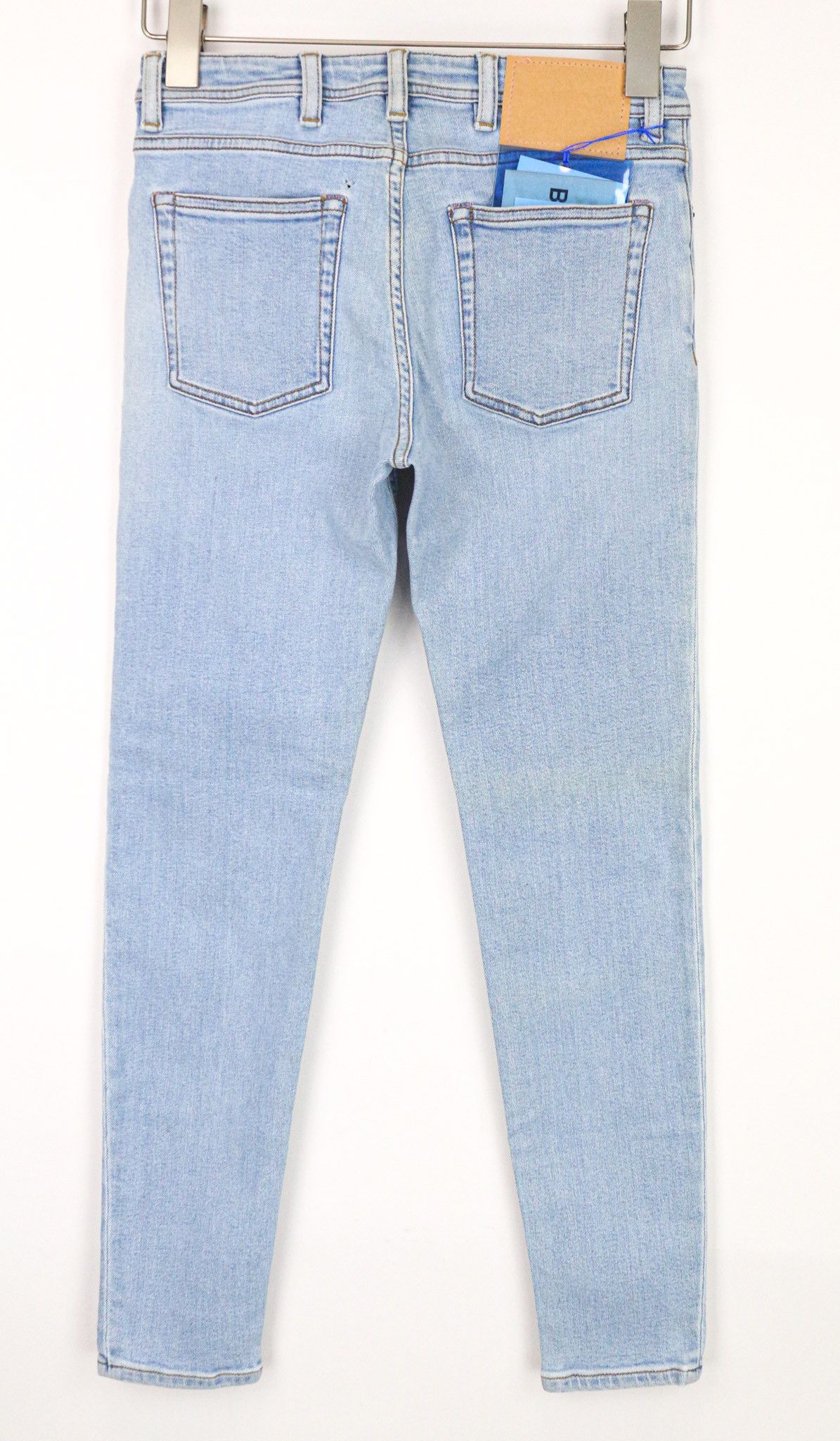 Acne Studios CLIMB W26/L32 Light Blue Skinny Stretch Jeans 74597 Size 26" / US 2 / IT 38 - 2 Thumbnail