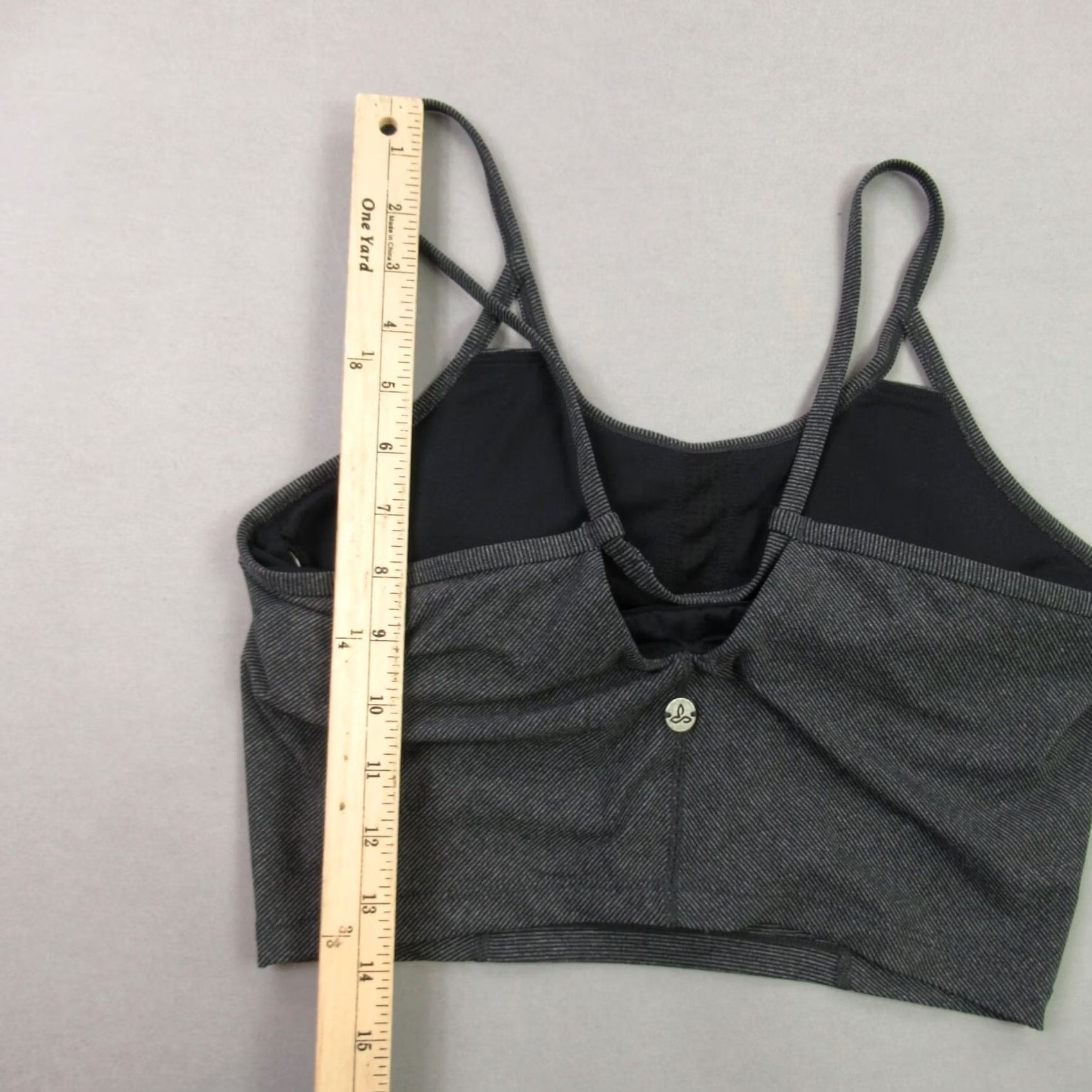 Prana Prana Bra Womens Small Workout Activewear Gray Lightweight Casual Size ONE SIZE - 7 Thumbnail