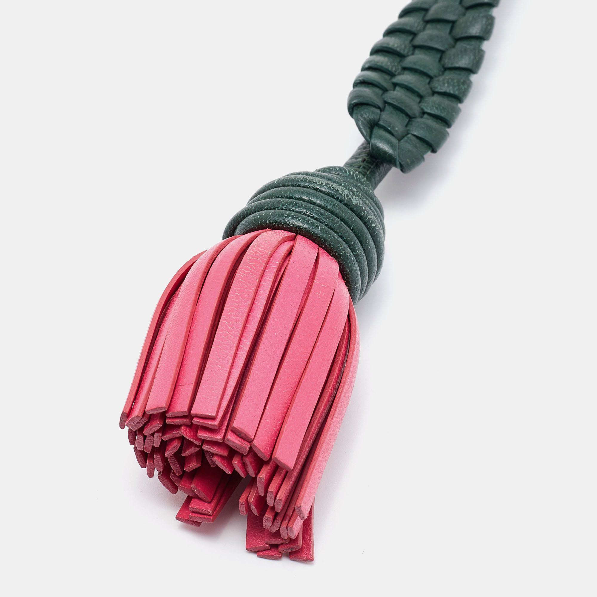 Bottega Veneta o1y0725 Size : OS / Key Ring in Black/Pink Size ONE SIZE - 3 Thumbnail