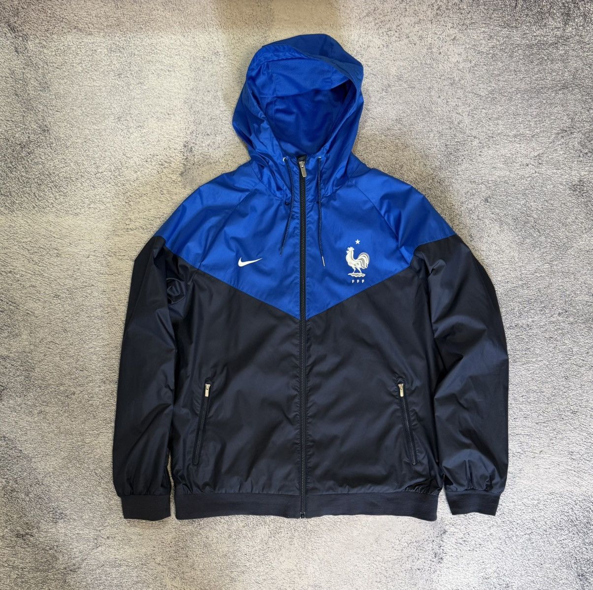 Nike Nike France Windrunner Jacket World Cup Soccer Windbreaker Size US XL / EU 56 / 4 - 3 Thumbnail