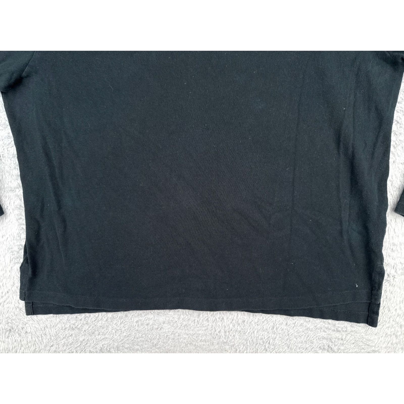 Ralph Lauren VINTAGE Polo Ralph Lauren Shirt Men 2XL Black 100% Cotton Long Sleeve, Polo Shirt, Ralph Lauren, Casual, Golf, 90s Style, Mens Size US XXL / EU 58 / 5 - 5 Thumbnail