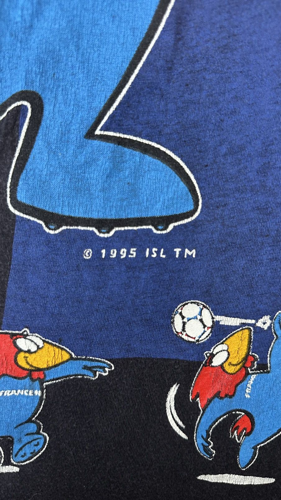 Vintage VINTAGS FRANCE 98 PROMO TEE Size US L / EU 52-54 / 3 - 3 Thumbnail