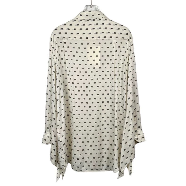 Balenciaga Balenciaga size 34 Beige logo printed full print turtlenec Size US XXS / EU 40 - 2 Thumbnail