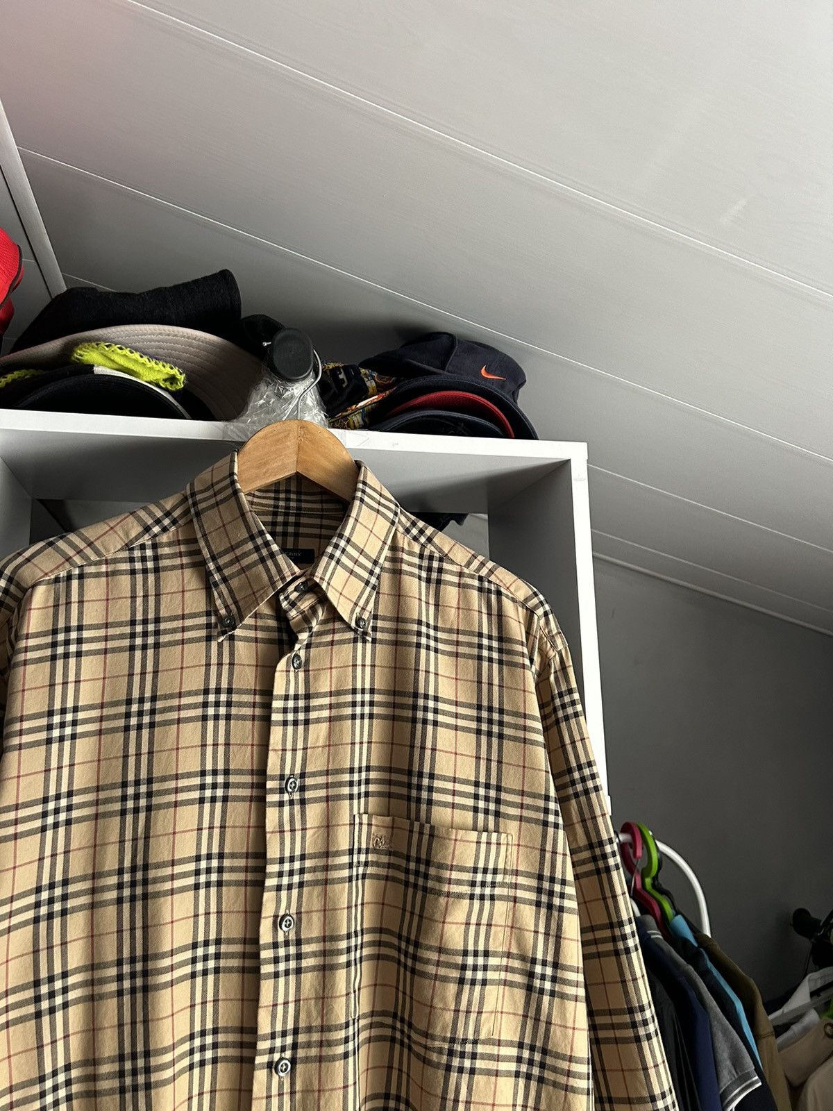 Burberry Vintage Burberry nova check shirt Size US XL / EU 56 / 4 - 2 Thumbnail