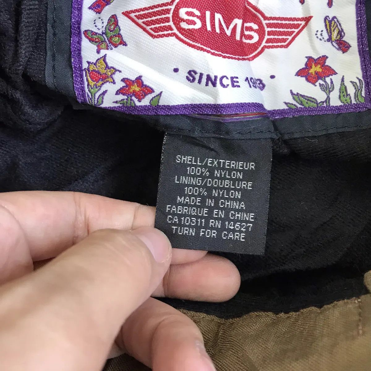 Vintage Vintage SIMS BOARD COMPANY Butterfly Embroidered Ski Pant Size 28" / US 6 / IT 42 - 7 Thumbnail