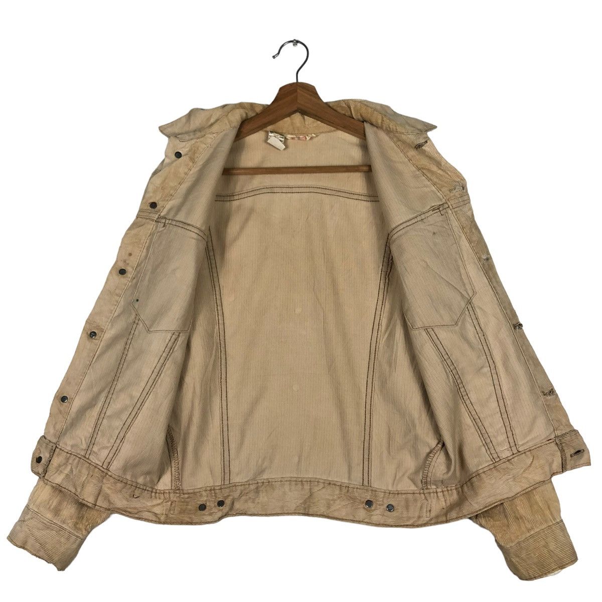 Levi's 🔥80’s Vintage Trucker Corduroy Jacket Levi’s Made in USA Size US S / EU 44-46 / 1 - 11 Thumbnail
