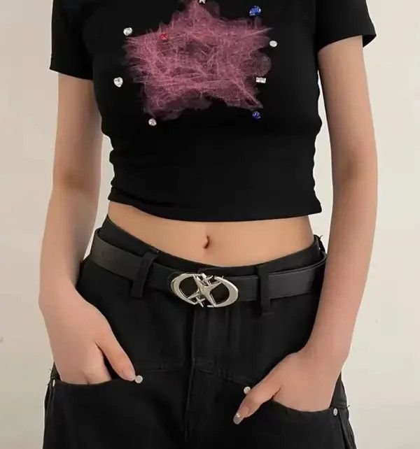 Leather Chiyuri x Azumi Star Buckle PU Leather Belt Size ONE SIZE - 5 Thumbnail
