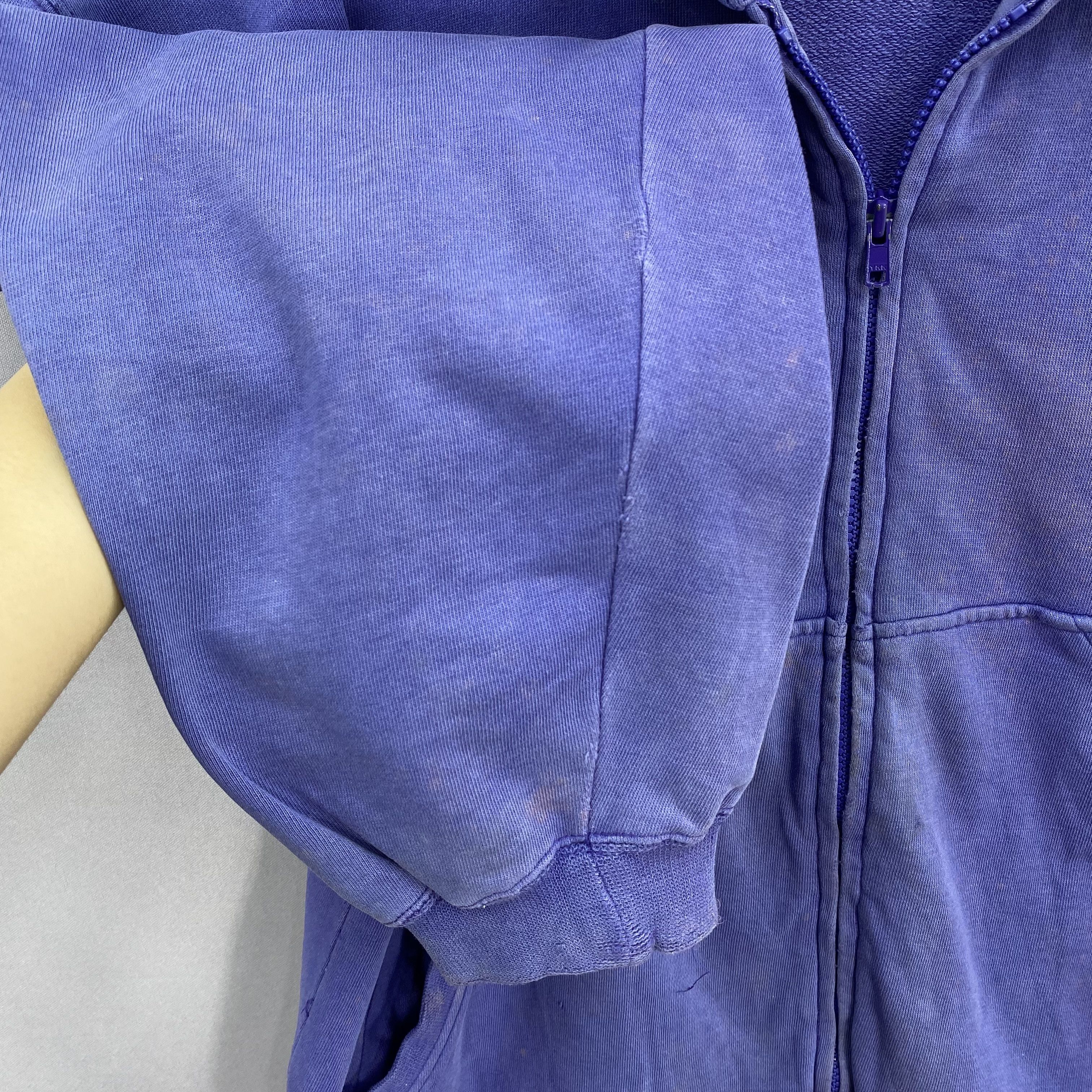 Japanese Brand Vintage 90s Mac Hope Zip Up Hoodie Faded Purple Sweatshirt Size US M / EU 48-50 / 2 - 10 Thumbnail