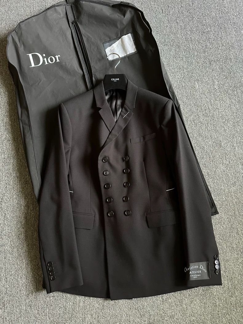 Dior Dior Double-breasted white armband suit Size US S / EU 44-46 / 1 - 1 Thumbnail
