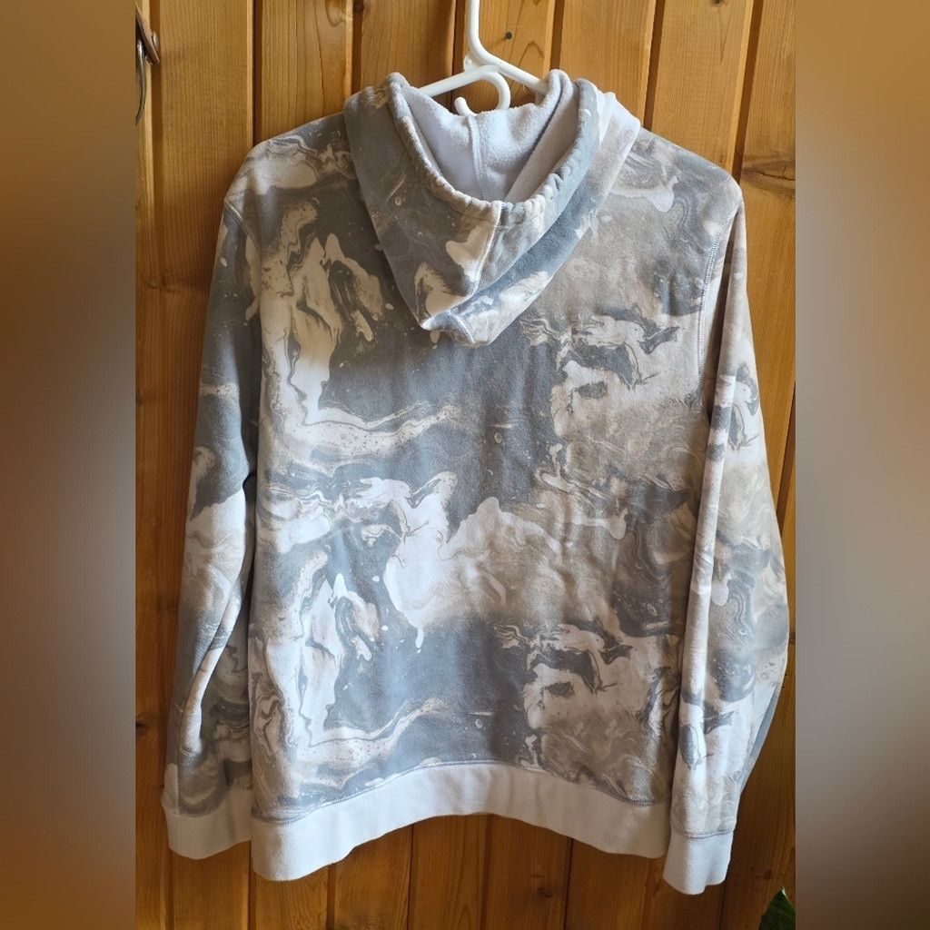 Tek Gear Tek Gear Mens Marble Patterned Gray Hoodie Sweater Size US M / EU 48-50 / 2 - 3 Thumbnail