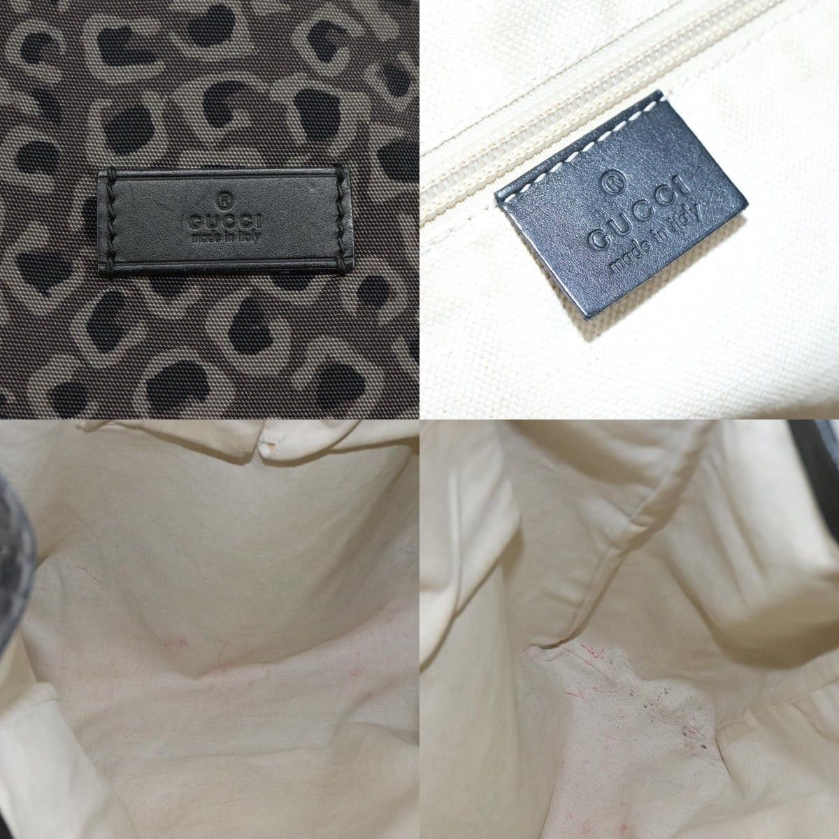 Gucci GUCCI Tote Bag Canvas Black Size ONE SIZE - 11 Thumbnail