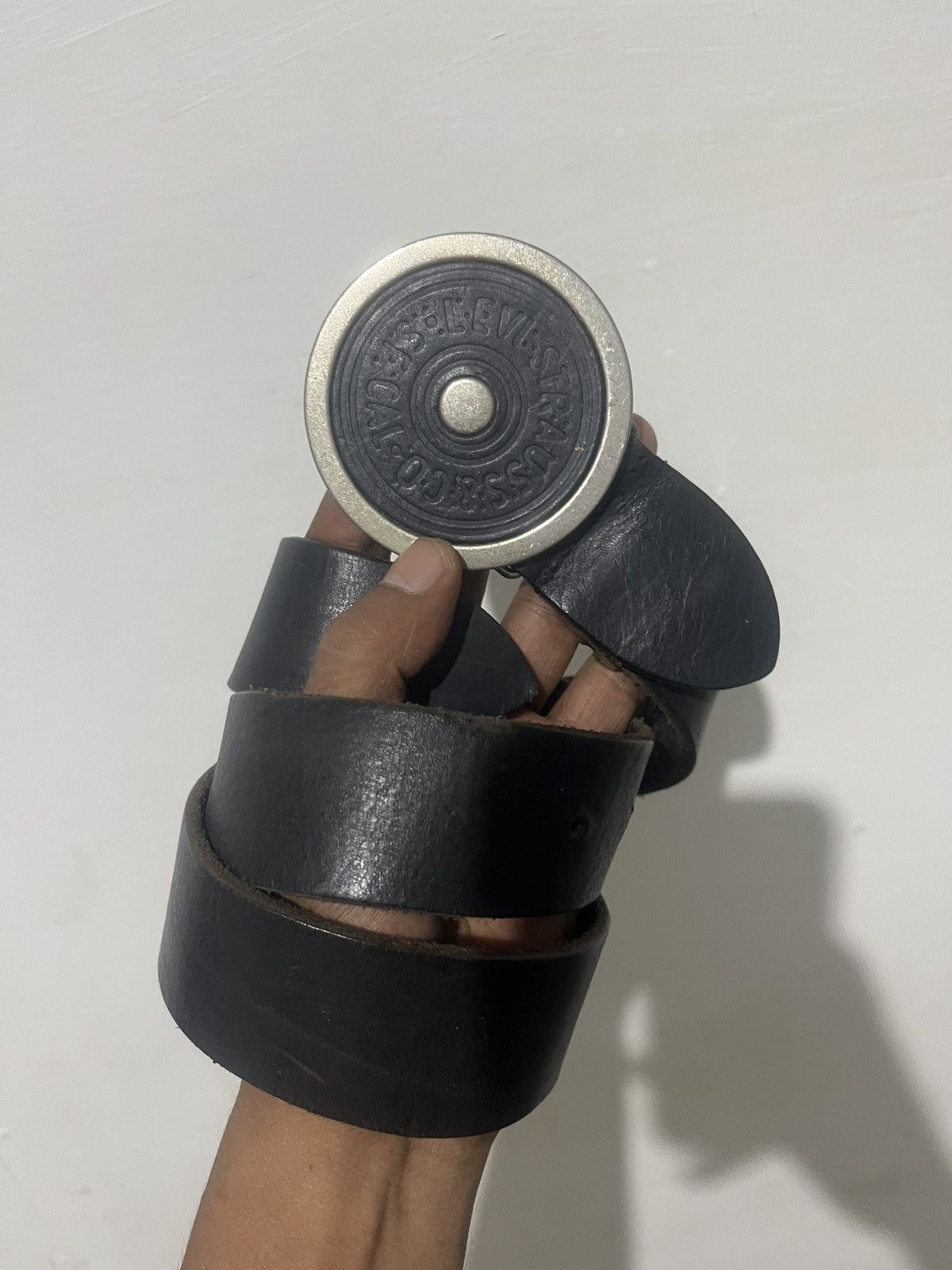Levi's Vintage Clothing Levis Vintage Belt Round Buckle Size 32 - 5 Thumbnail