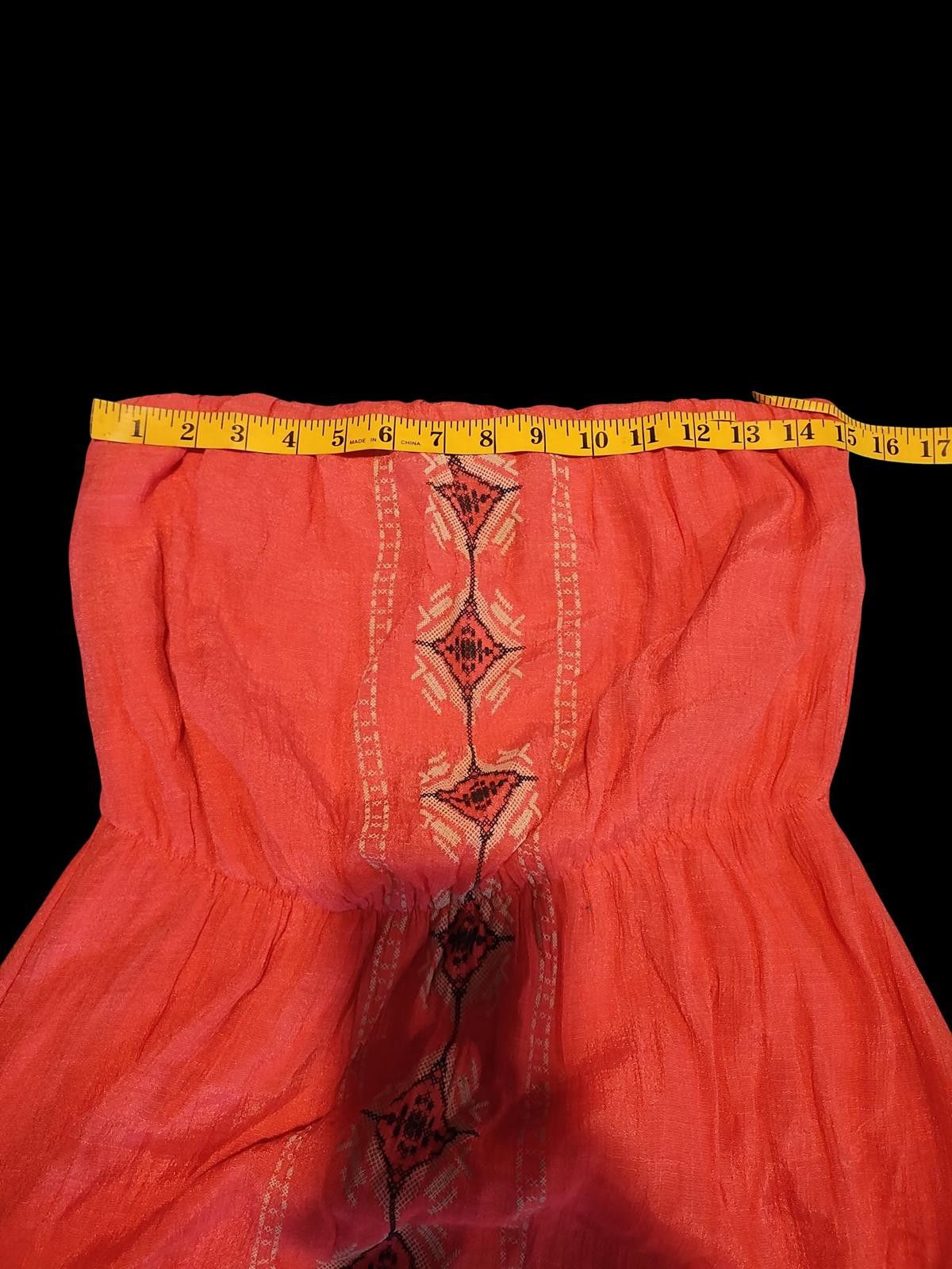 Other Trixxi Women's Strapless Coral High-Low Dress Size L / US 10 / IT 46 - 8 Thumbnail