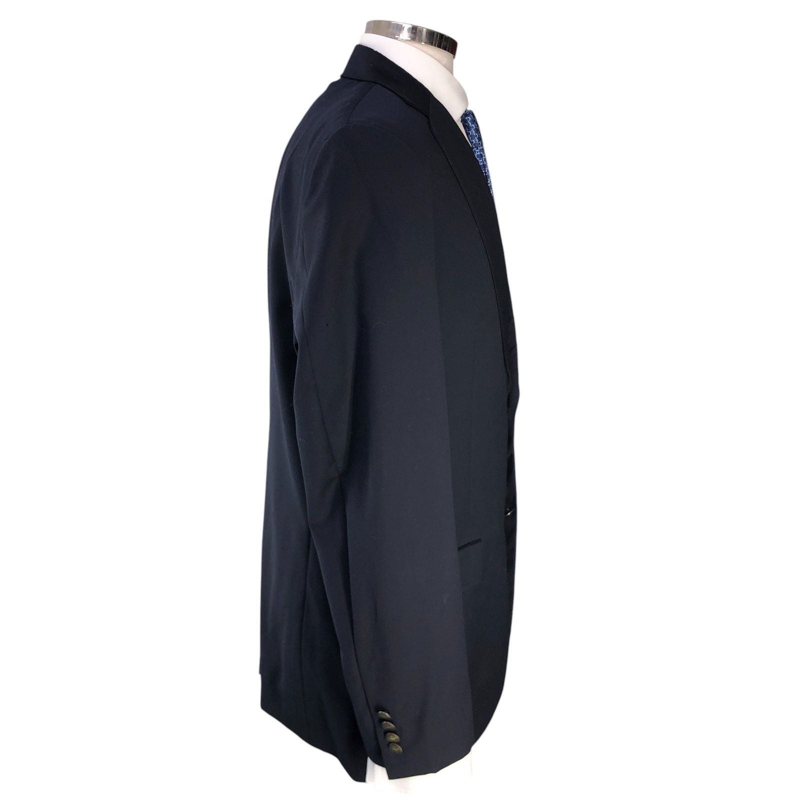 Hart Schaffner Marx Hart Schaffner Marx HSM Size 42L Blazer Navy Bronze Button Size 42L - 10 Thumbnail