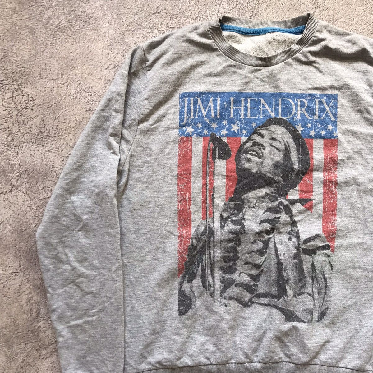Vintage Vintage 90s Jimi Hendrix Faded Band Sweatshirt Grunge Slim L Size US L / EU 52-54 / 3 - 2 Thumbnail