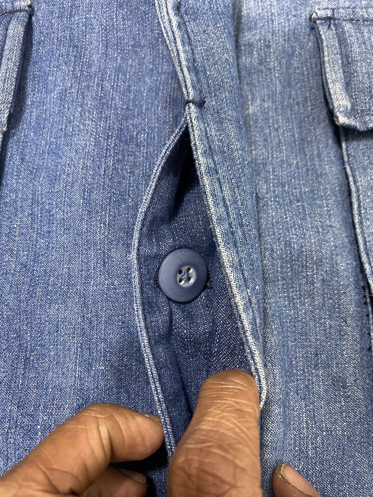 Japanese Brand A12 Rare - Baycrest Denim Chore Jacket Size US XL / EU 56 / 4 - 13 Thumbnail