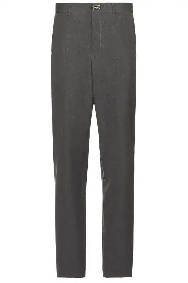 Givenchy o1n1vont0326 Metal Detail Pants in Grey Size US 30 / EU 46 - 1 Thumbnail