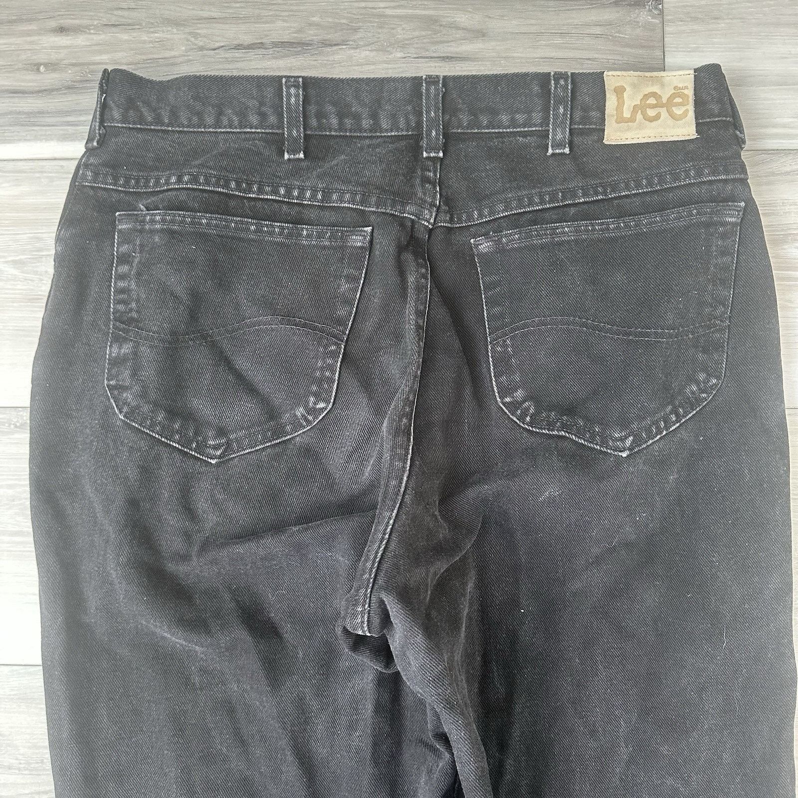 Lee Vintage Lee Union Made USA Washed Black Jeans Mens 36x34 Size US 36 / EU 52 - 13 Thumbnail