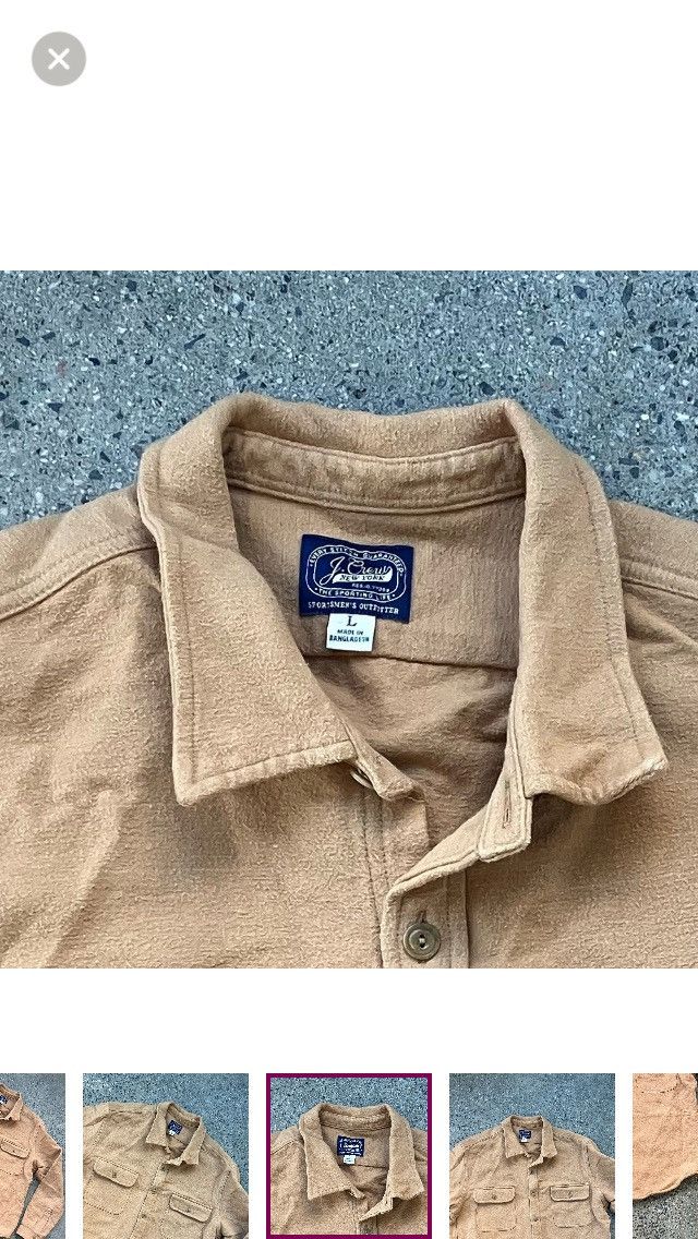J.Crew J Crew Heavyweight Chamois Workshirt Large Size US L / EU 52-54 / 3 - 6 Thumbnail