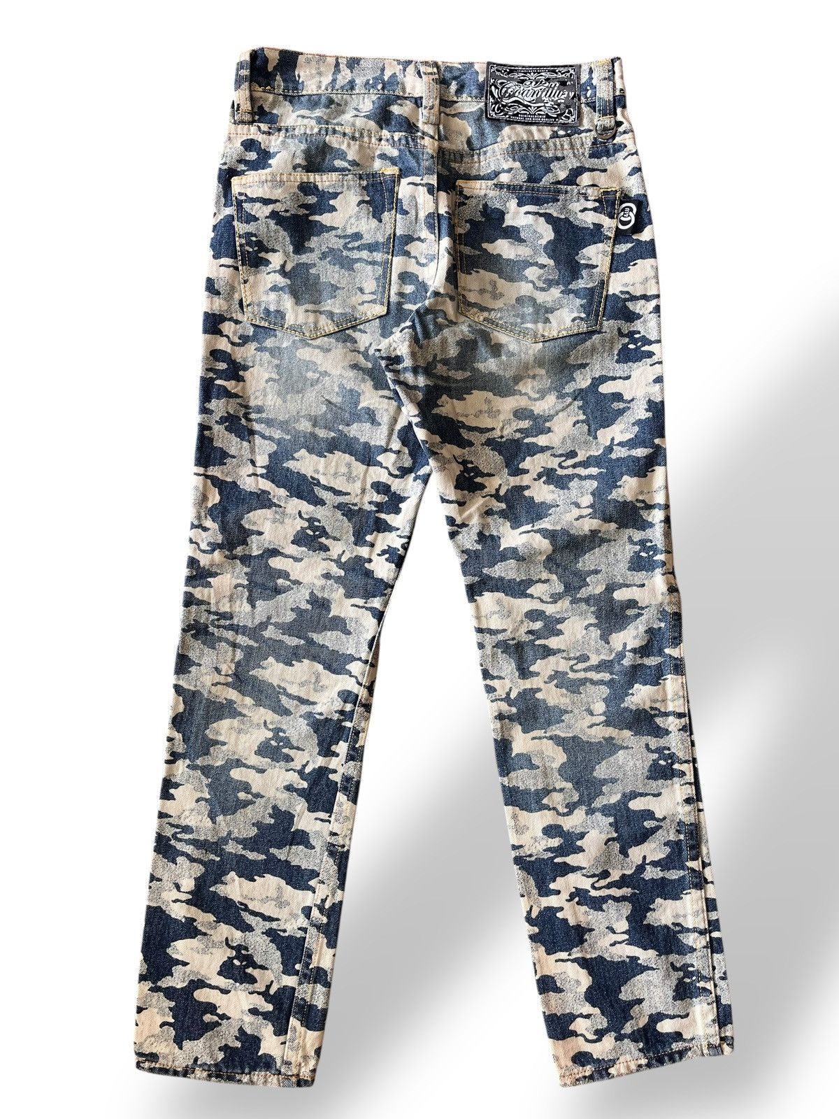If Six Was Nine Japanese Brand Co & Lu Fullprint Jeans Size US 30 / EU 46 - 2 Thumbnail