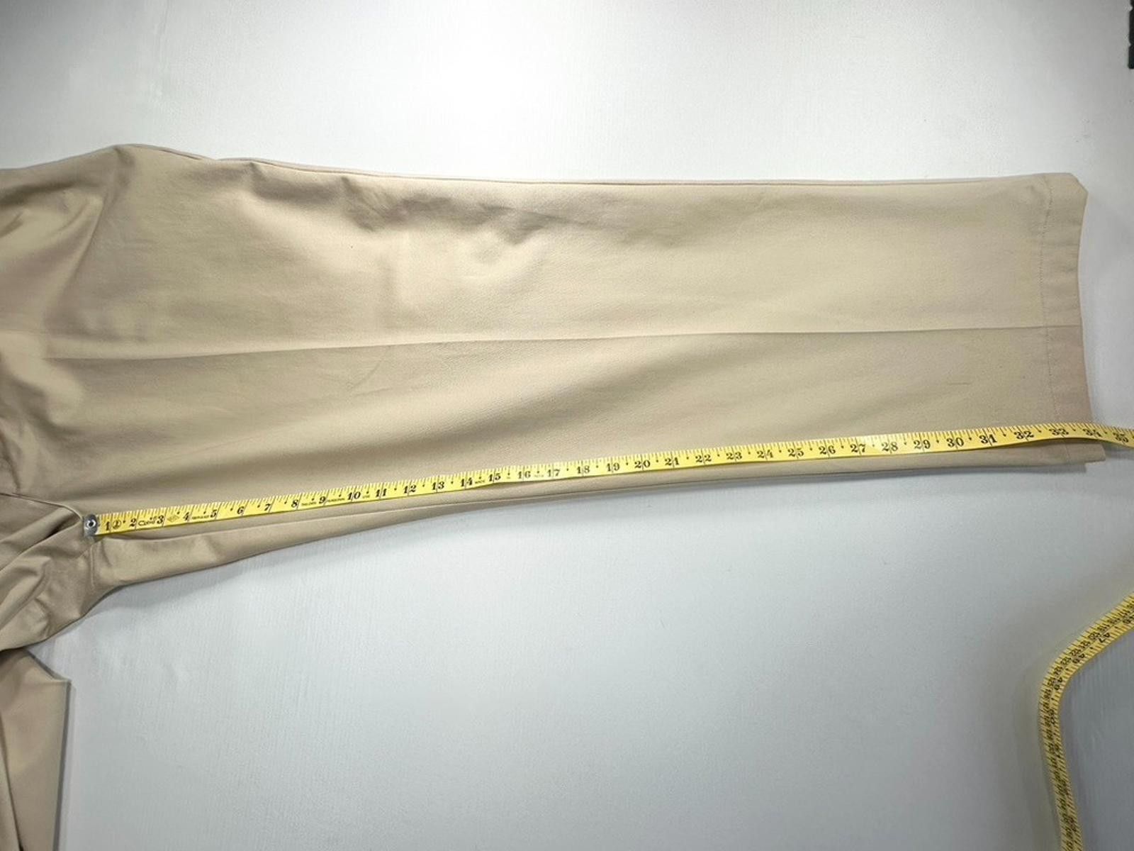 Lands' End Lands End 100% Cotton Pleated Long Chinos Brown Mens 42/34 Size US 42 / EU 58 - 5 Thumbnail