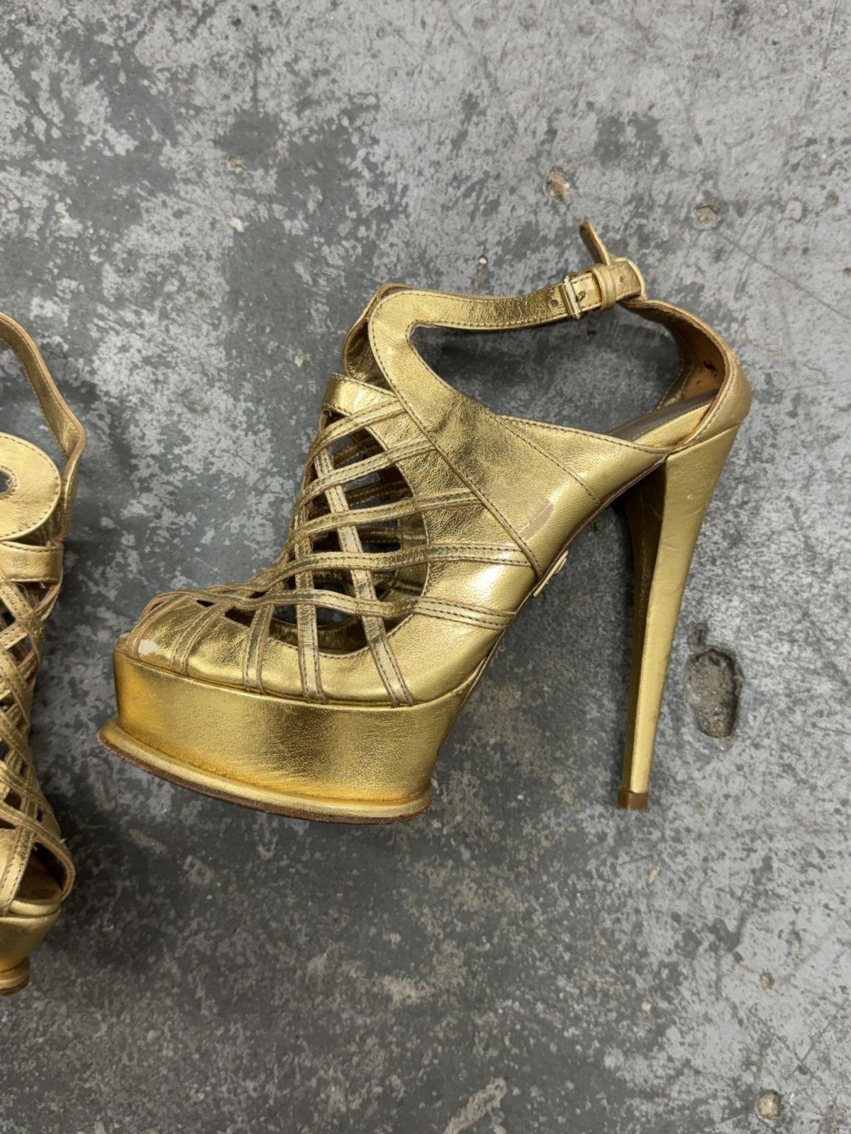 Vintage y2k Archive heels Vintage Mules Size US 8 / IT 38 - 3 Thumbnail
