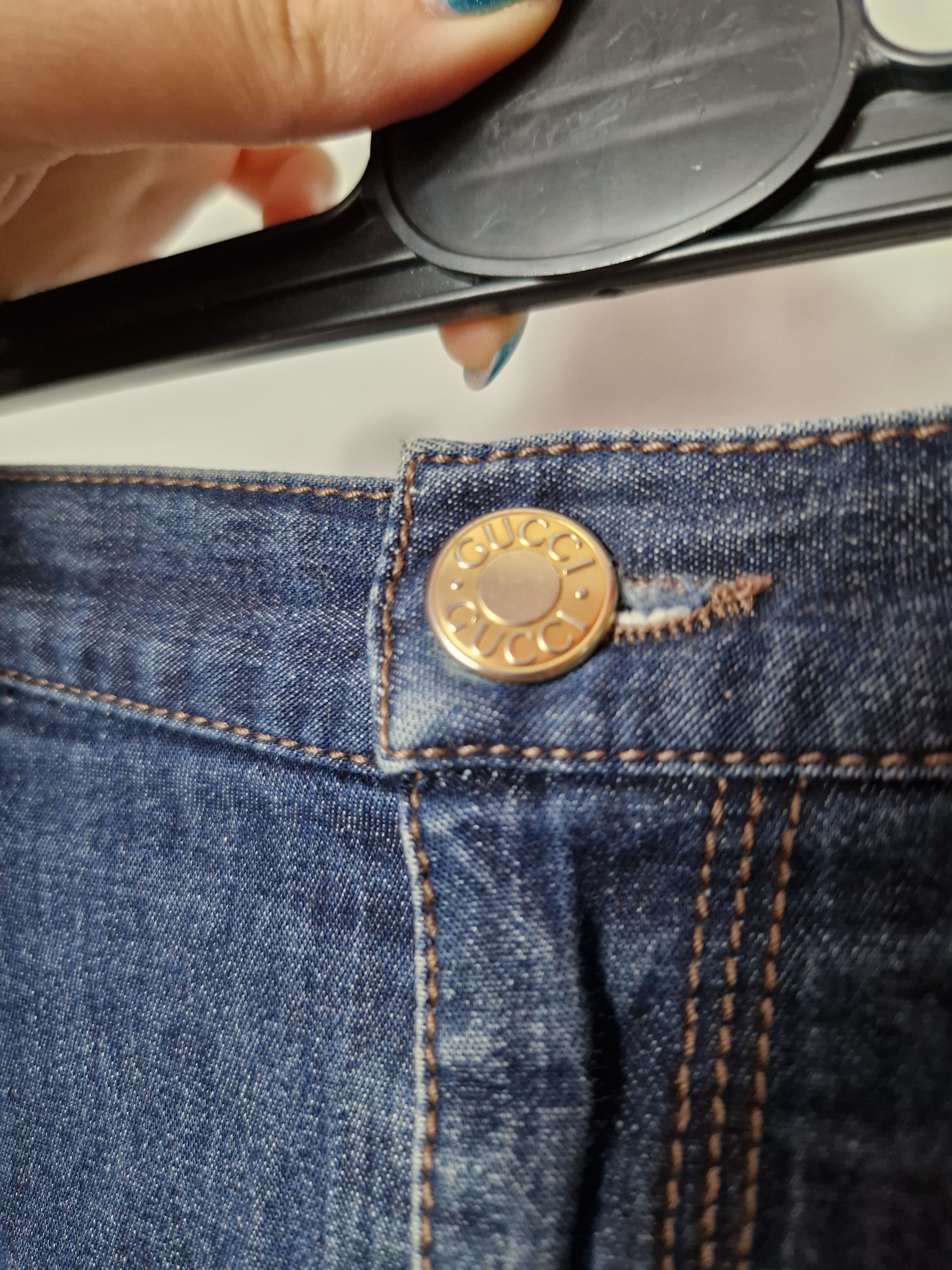 Gucci Gucci denim skirt Size 28" / US 6 / IT 42 - 13 Thumbnail