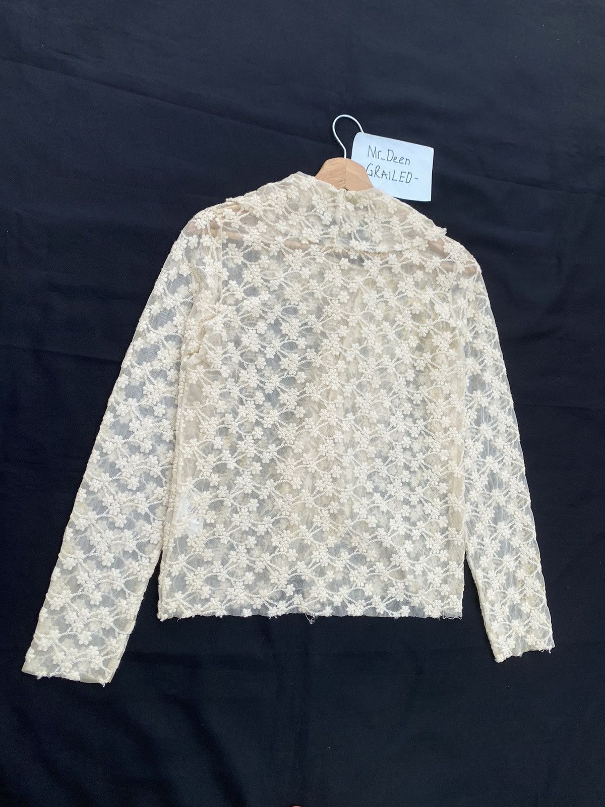 Comme des Garcons Rare Vintage AD1997 Comme Des Garcons CDG tricot Lace Tops Size XS / US 0-2 / IT 36-38 - 21 Thumbnail