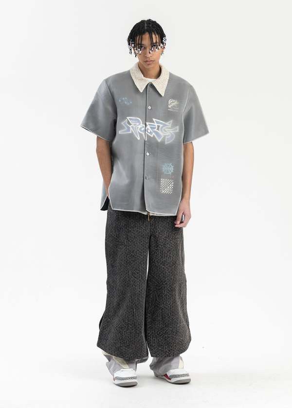 NAMESAKE NAMESAKE EUPHORIC BLACK BILL WARM UP LAYERED SHIRT Black Size US L / EU 52-54 / 3 - 15 Thumbnail