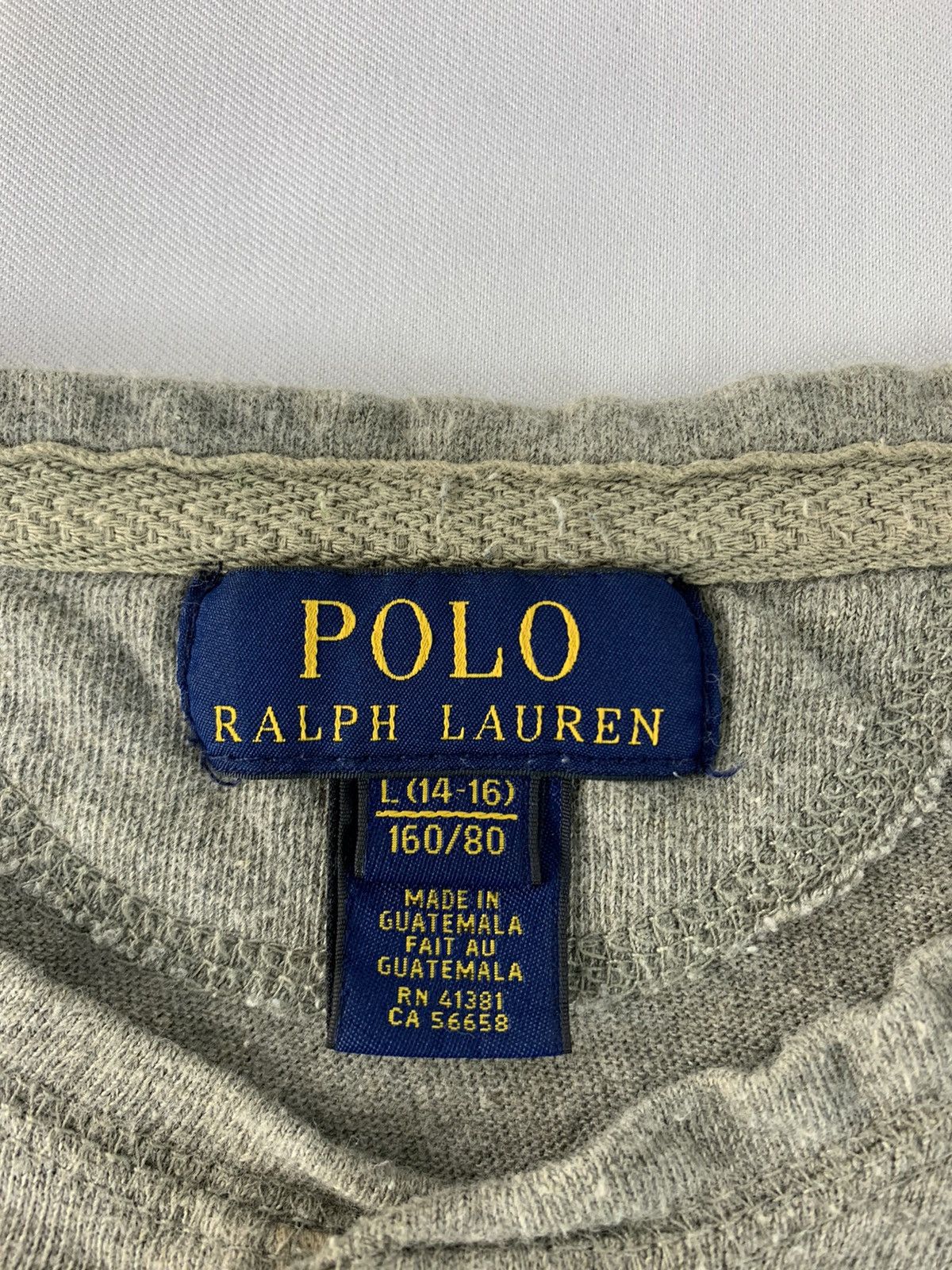 Polo Ralph Lauren Polo Ralph Lauren No 67 Longsleeve Henley Neck Printed Tee Size S / US 4 / IT 40 - 5 Thumbnail